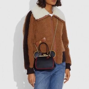 Coach Disney Mickey Mouse x Keith Haring Kisslock crossbody Bag NWT